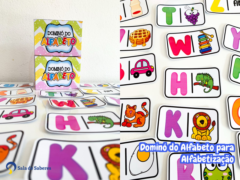 Imagem de Dominó do Alfabeto para Alfabetização