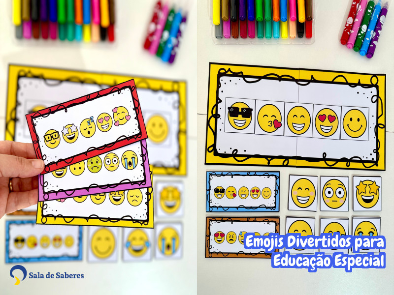 Imagem de Emojis Divertidos para Educação Especial