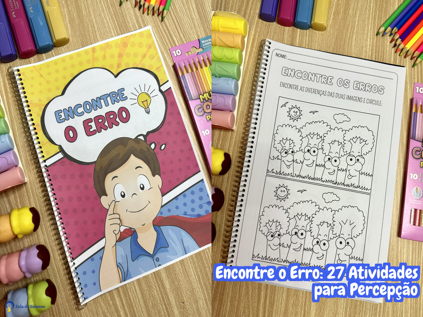 Preview de Encontre o Erro: 27 Atividades para Percepção