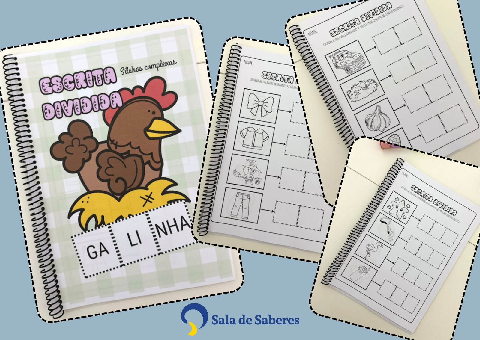 Preview de Apostila Escrita Dividida - Sílabas Complexas 