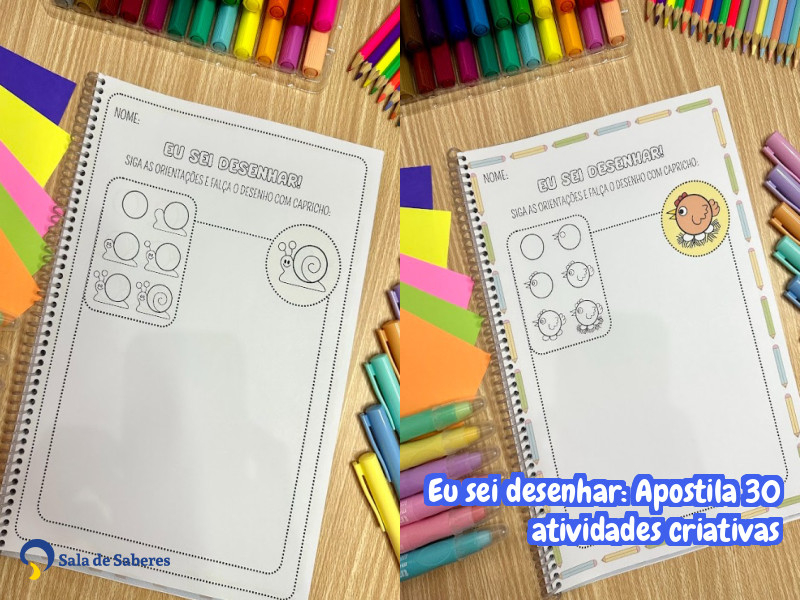 Imagem de Eu sei desenhar: Apostila 30 atividades criativas