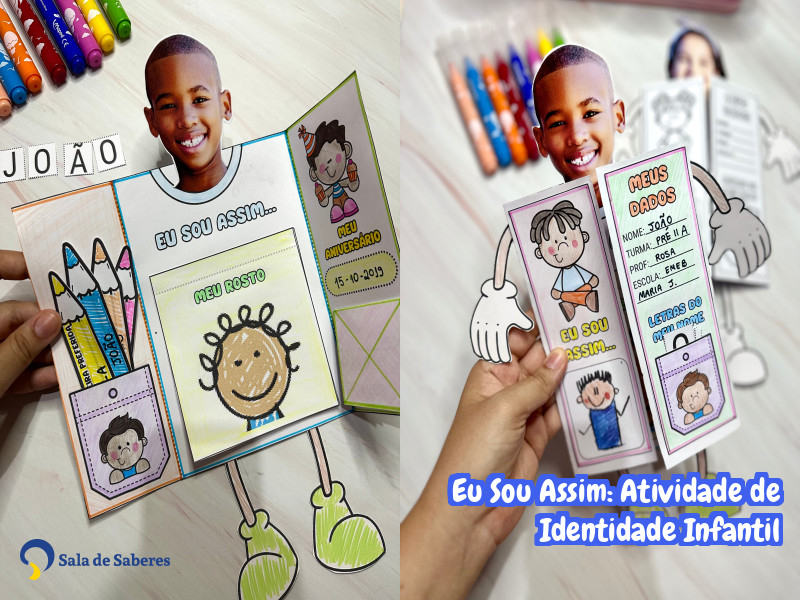 Imagem de Eu Sou Assim: Atividade de Identidade Infantil