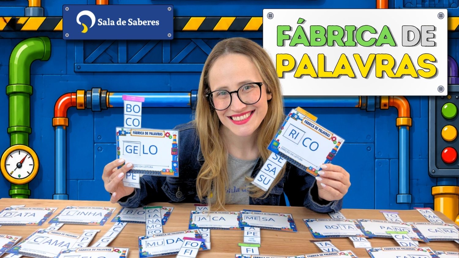 Imagem de Fábrica de Palavras: Monte 218 Palavras Deslizando