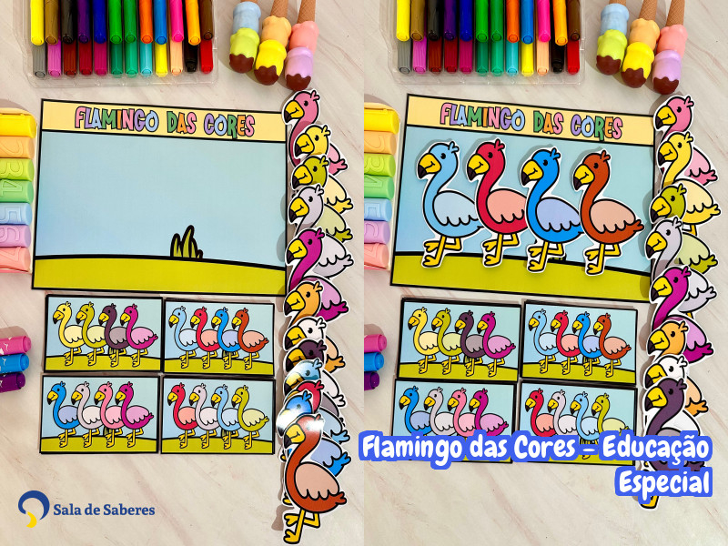 Imagem de Flamingo das Cores - Educação Especial