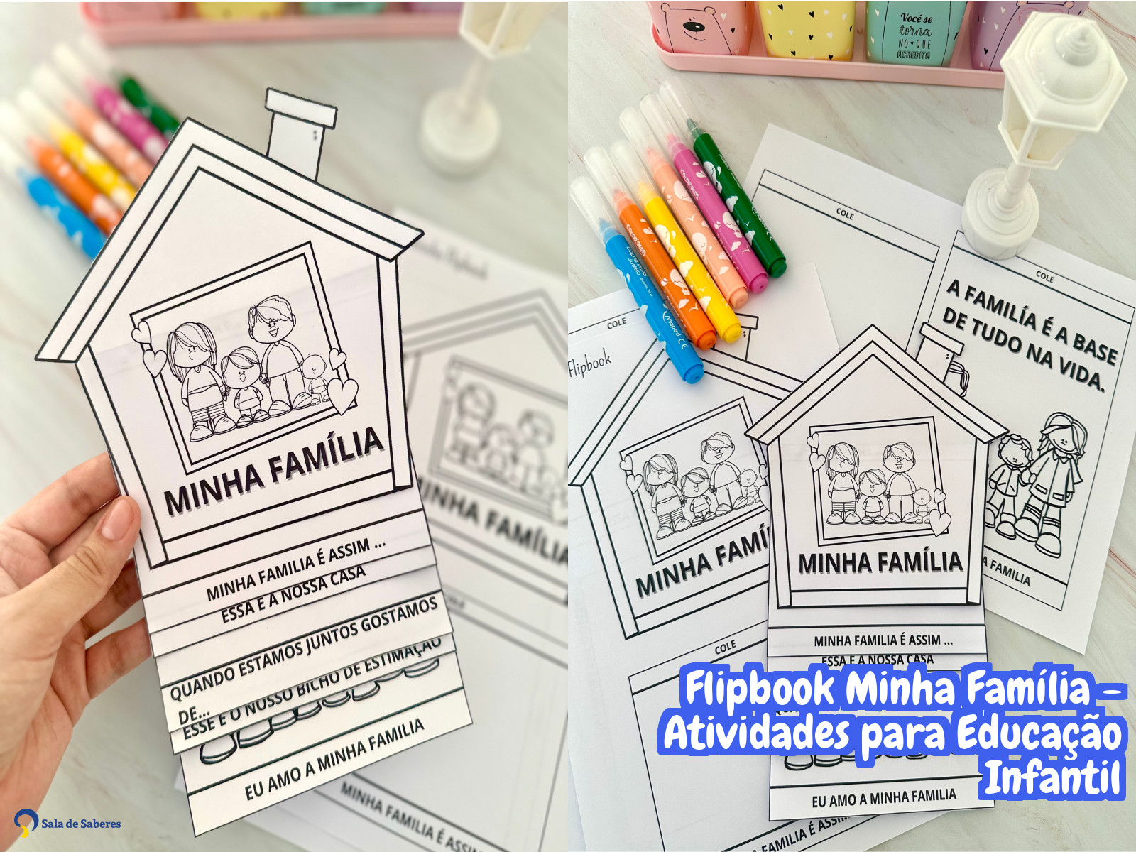 Preview de Flipbook Minha Família - Atividades para Educação Infantil