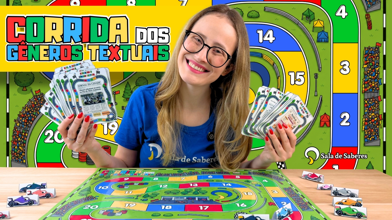 Preview de A Corrida dos Gêneros Textuais - Jogo de Tabuleiro