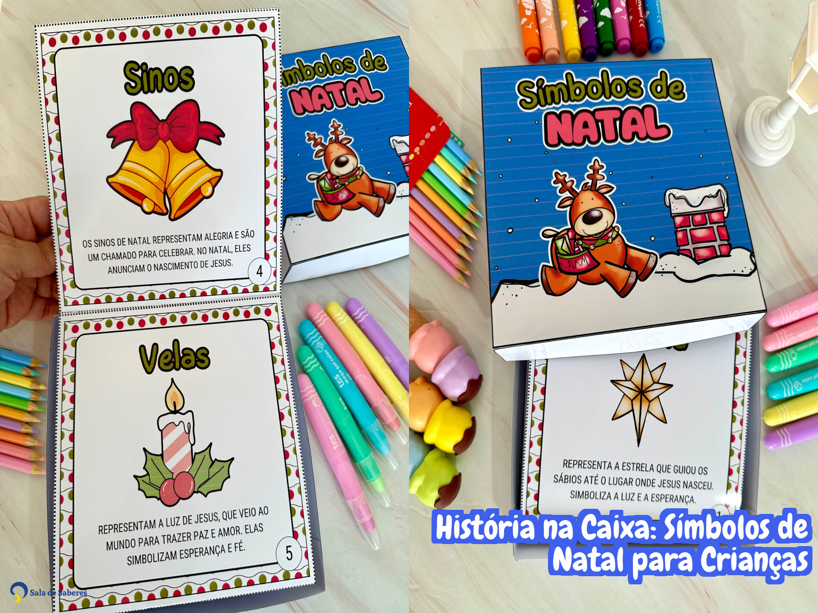 Preview de História na Caixa: Símbolos de Natal para Crianças