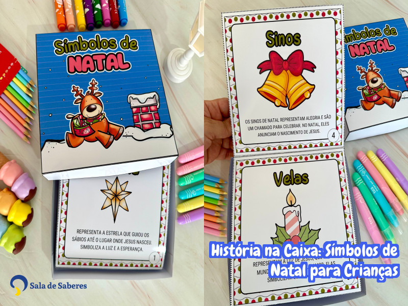 Imagem de História na Caixa: Símbolos de Natal para Crianças