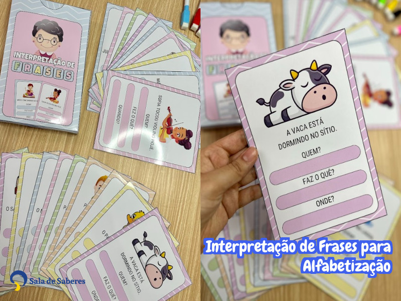 Imagem de Interpretação de Frases para Alfabetização