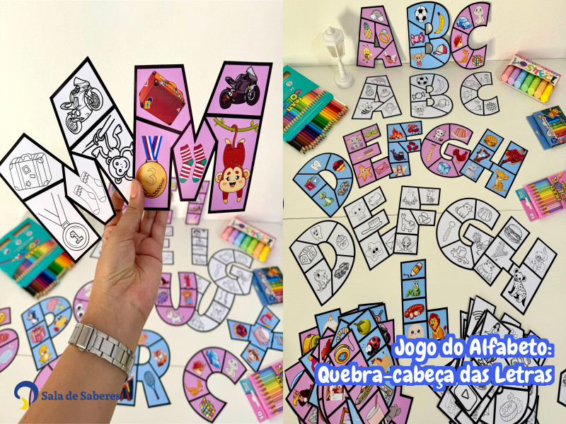 Imagem de Jogo do Alfabeto: Quebra-cabeça das Letras