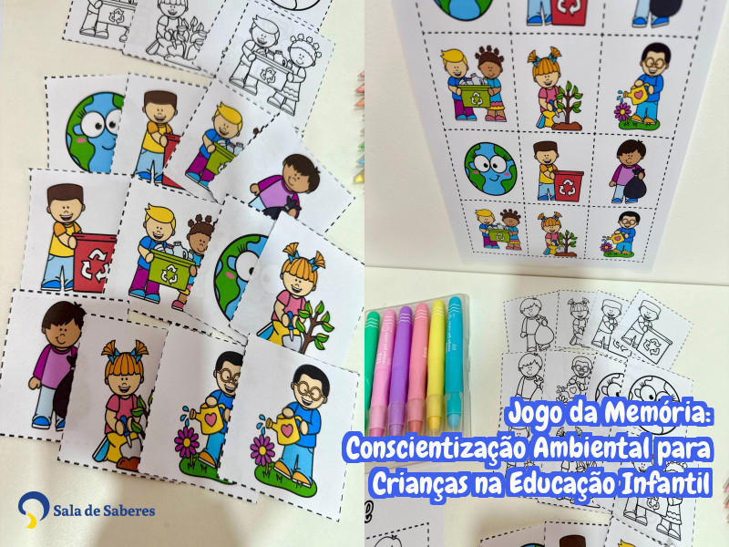 Imagem de Jogo da Memória: Conscientização Ambiental para Crianças na Educação Infantil