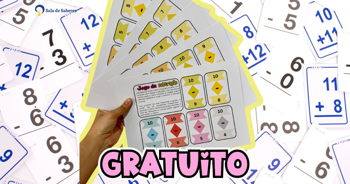 Preview de Jogo da Subtração: Recurso Lúdico para Consolidar a Operação
