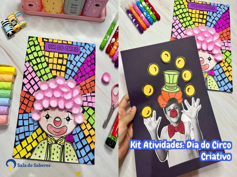 Imagem de Kit Atividades: Dia do Circo Criativo