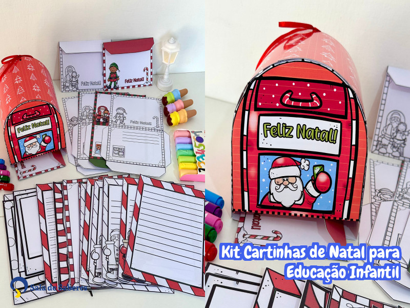 Imagem de Kit Cartinhas de Natal para Educação Infantil