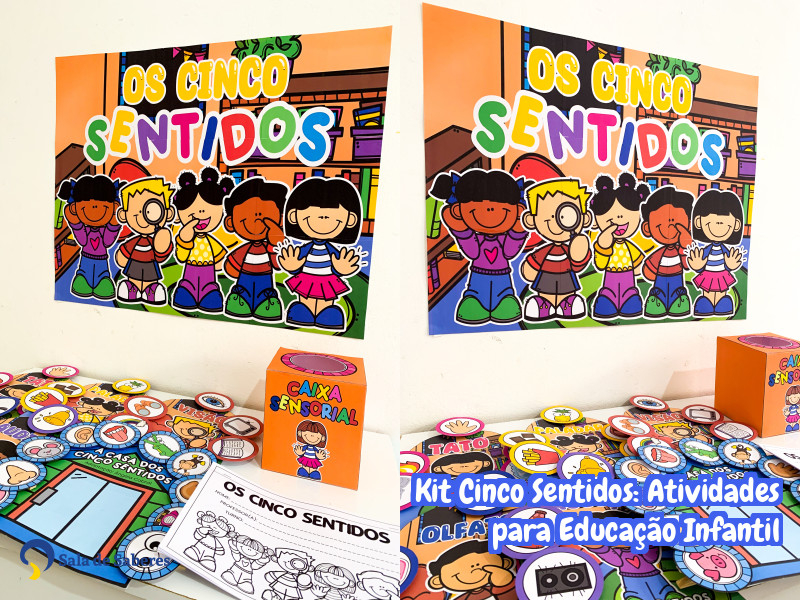 Imagem de Kit Cinco Sentidos: Atividades para Educação Infantil