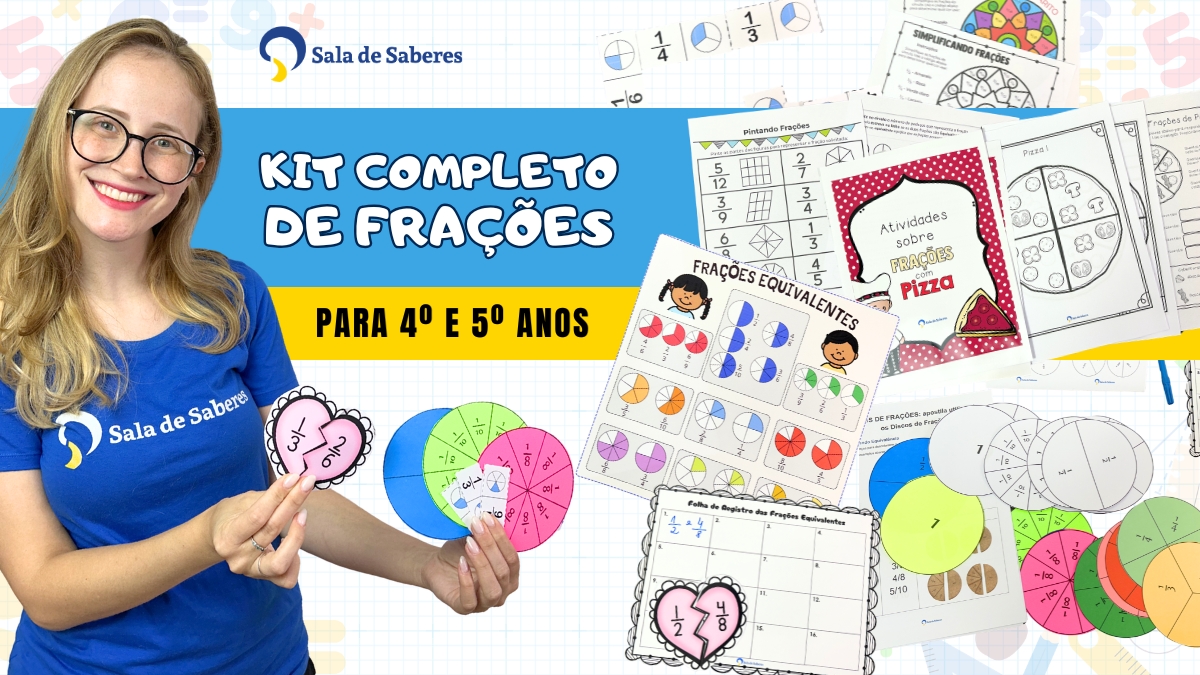 Preview de Kit Completo de Frações para 4º e 5º anos