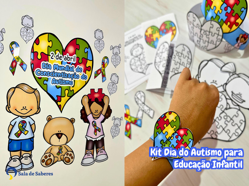 Imagem de Kit Dia do Autismo para Educação Infantil