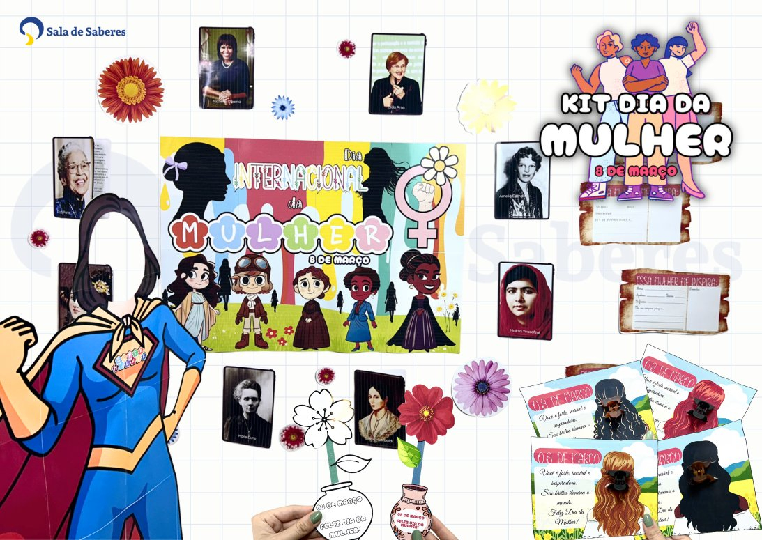 Preview de Kit Dia Internacional da Mulher – 8 de Março