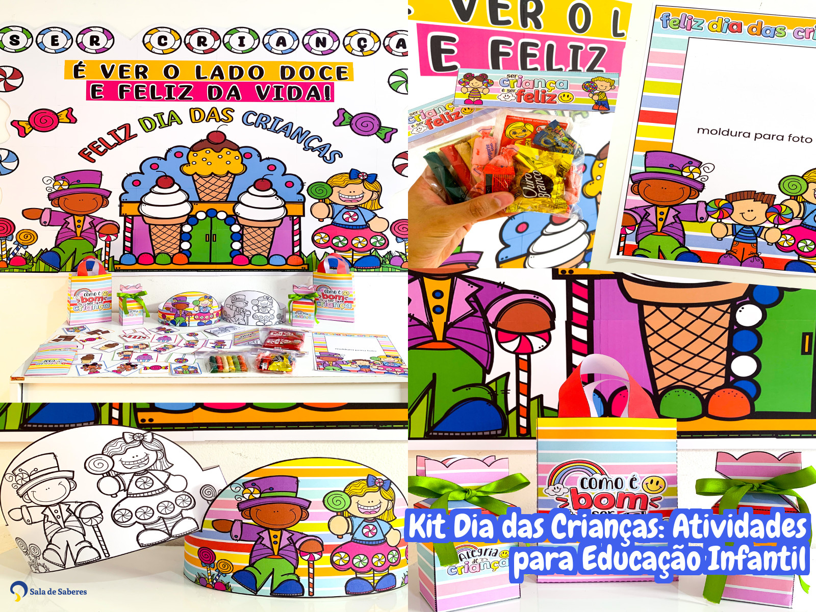 Preview de Kit Dia das Crianças: Atividades para Educação Infantil