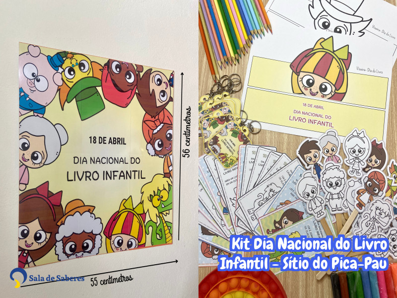 Imagem de Kit Dia Nacional do Livro Infantil - Sítio do Pica-Pau