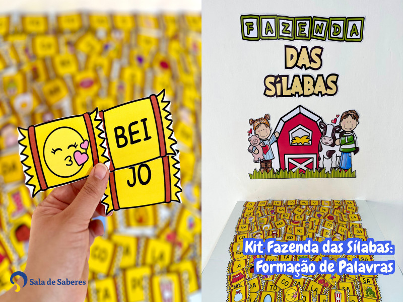 Imagem de Kit Fazenda das Sílabas: Formação de Palavras