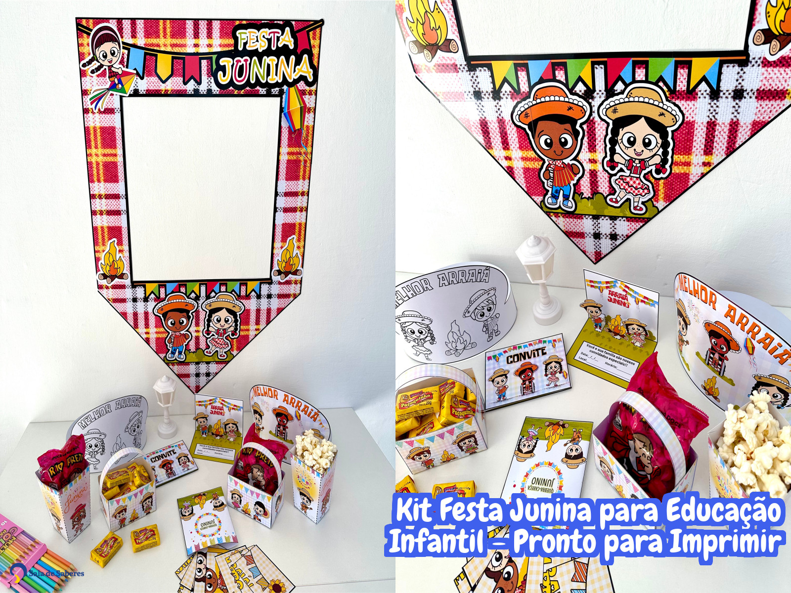 Preview de Kit Festa Junina para Educação Infantil - Pronto para Imprimir