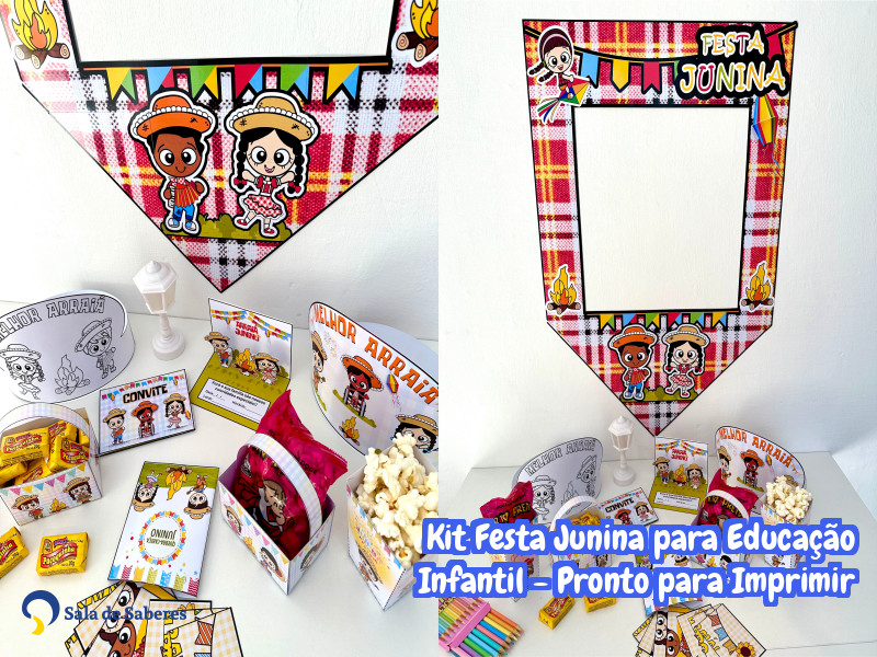 Imagem de Kit Festa Junina para Educação Infantil - Pronto para Imprimir