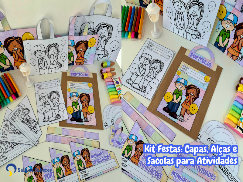 Imagem de Kit Festas: Capas, Alças e Sacolas para Atividades
