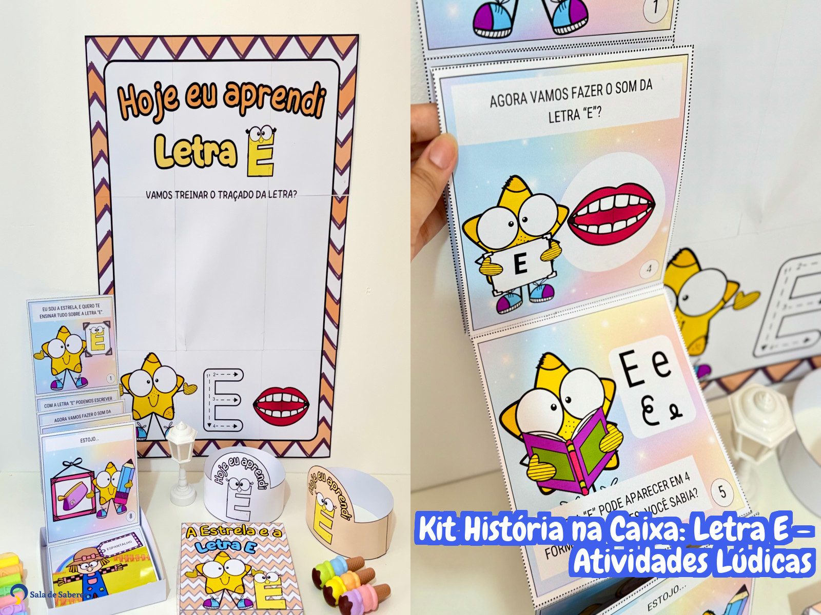 Preview de Kit História na Caixa: Letra E - Atividades Lúdicas