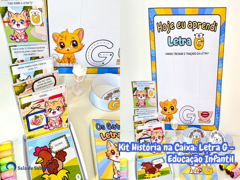 Imagem de Kit História na Caixa: Letra G - Educação Infantil
