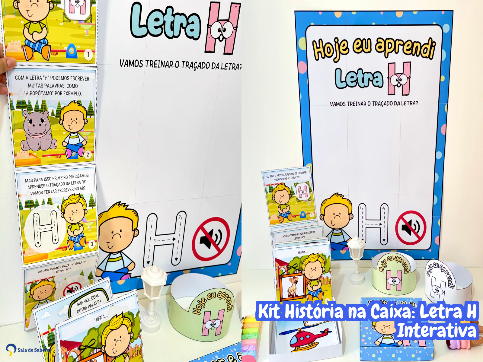 Preview de Kit História na Caixa: Letra H Interativa