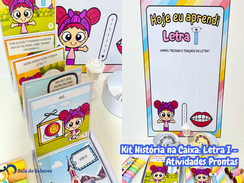 Imagem de Kit História na Caixa: Letra I – Atividades Prontas