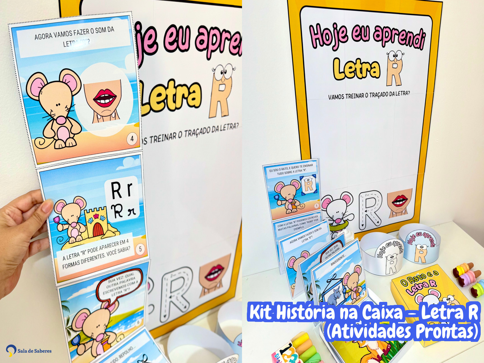 Preview de Kit História na Caixa - Letra R (Atividades Prontas)