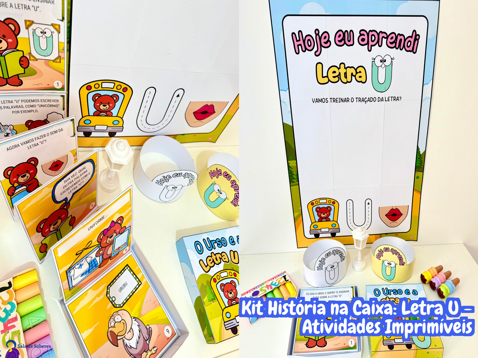 Preview de Kit História na Caixa: Letra U - Atividades Imprimíveis