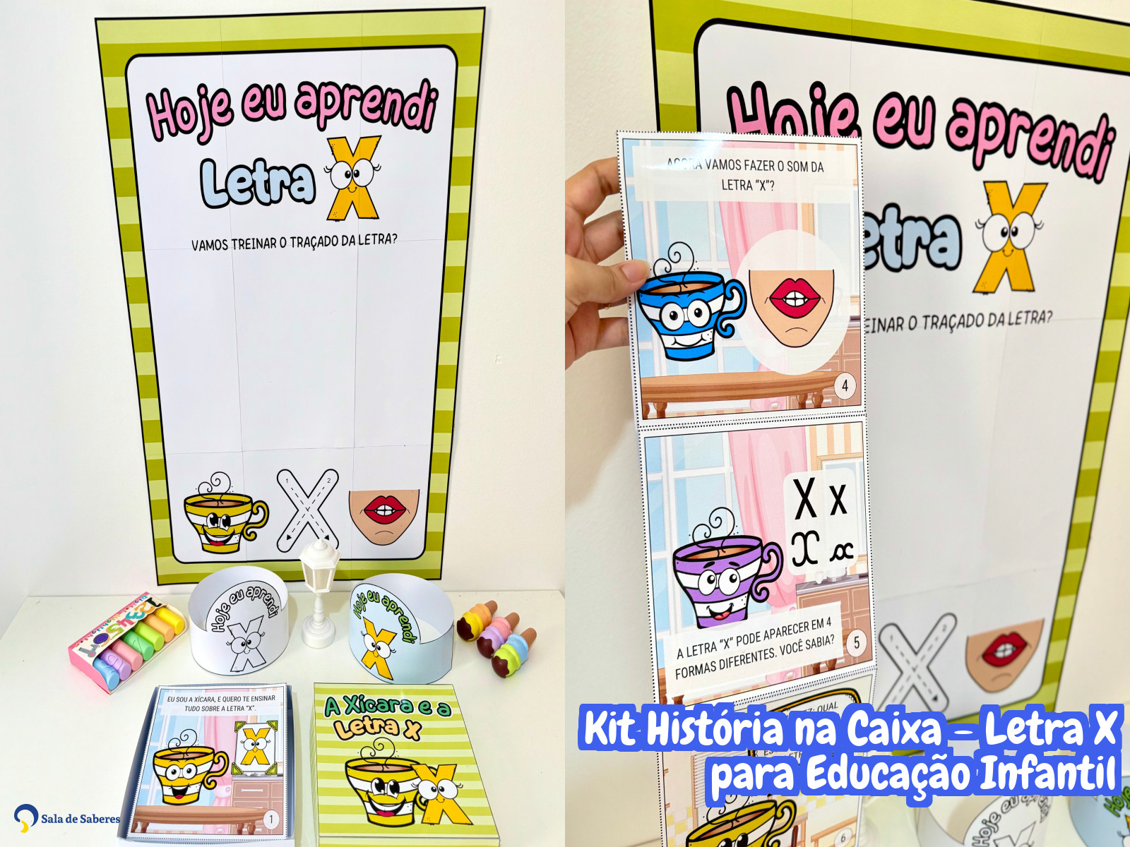 Preview de Kit História na Caixa - Letra X para Educação Infantil