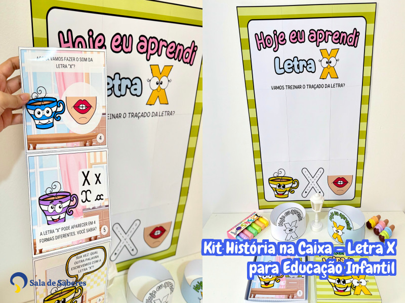 Imagem de Kit História na Caixa - Letra X para Educação Infantil