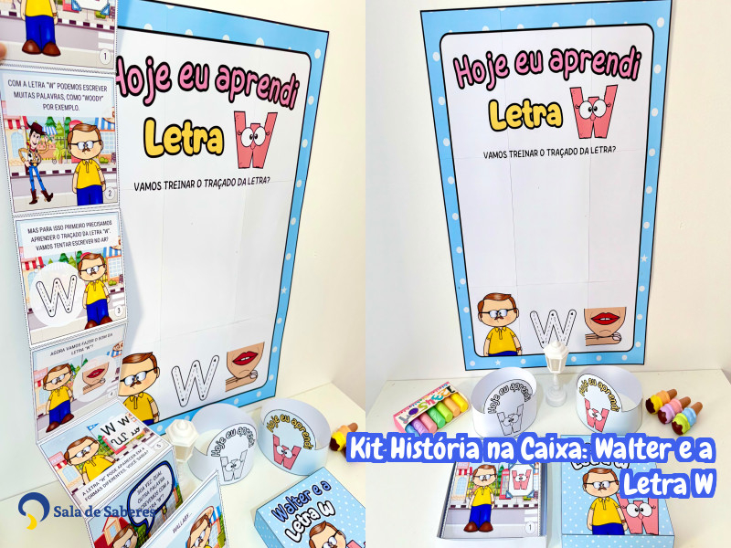 Imagem de Kit História na Caixa: Walter e a Letra W