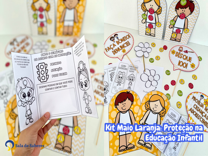 Imagem de Kit Maio Laranja: Proteção na Educação Infantil
