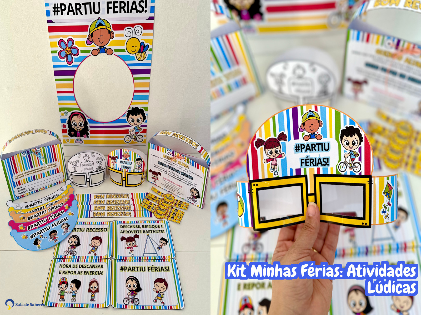 Preview de Kit Minhas Férias: Atividades Lúdicas