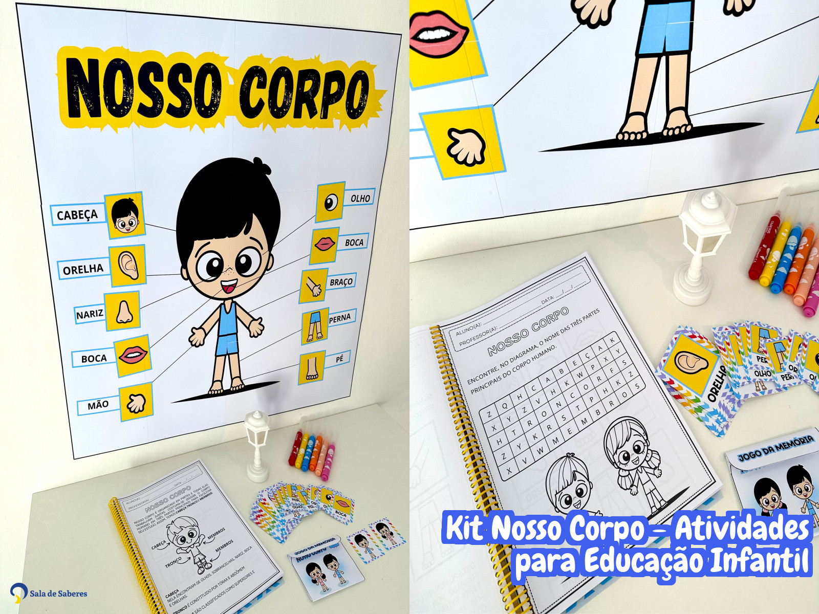 Preview de Kit Nosso Corpo - Atividades para Educação Infantil