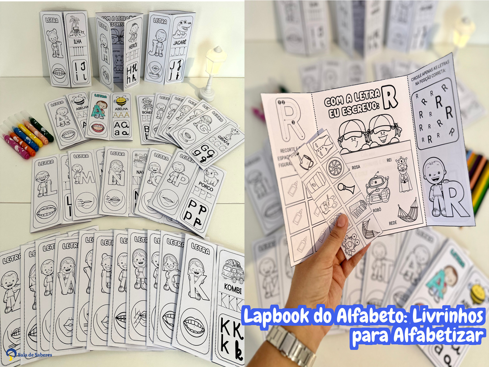 Preview de Lapbook do Alfabeto: Livrinhos para Alfabetizar