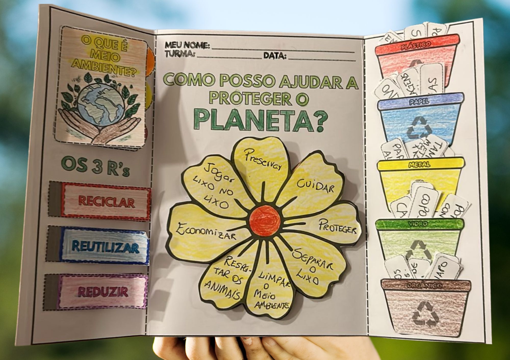 Imagem de Lapbook do Meio Ambiente - 05 de Junho