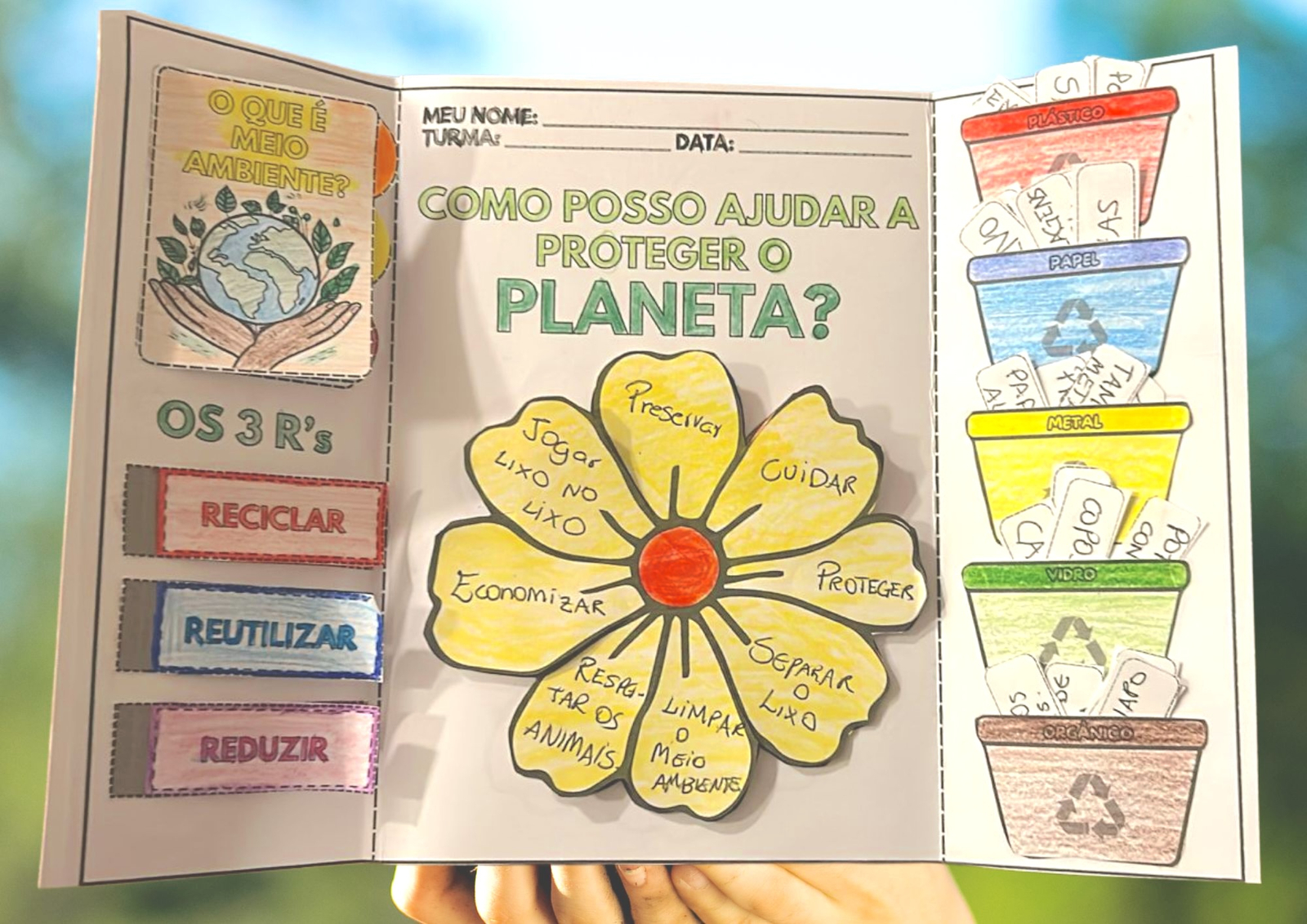 Preview de Lapbook do Meio Ambiente - 05 de Junho