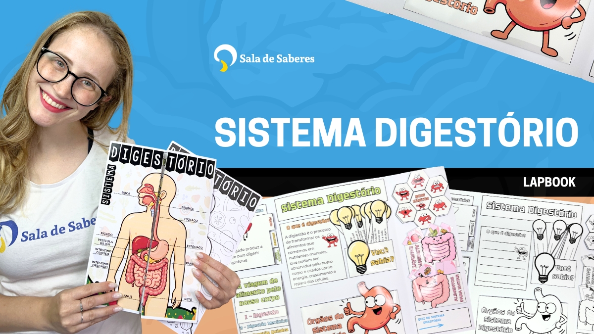 Capa do Lapbook Sistema Digestório