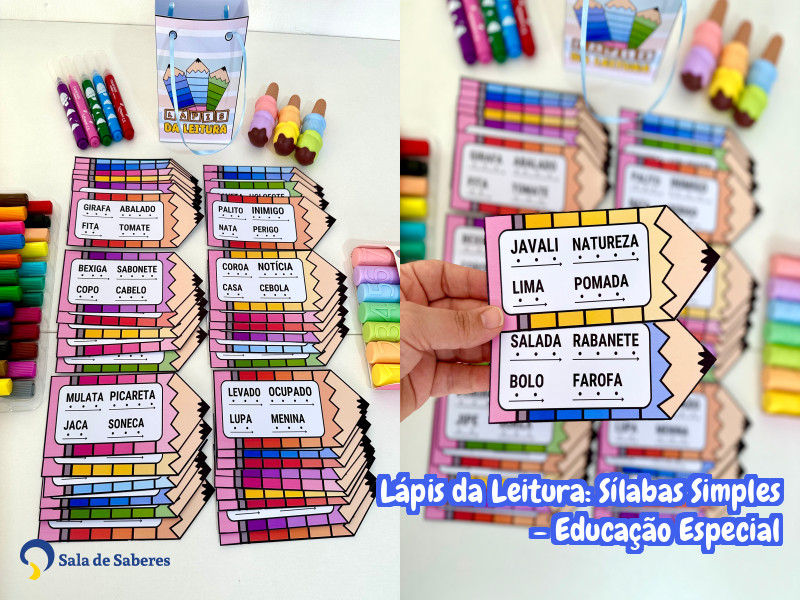 Imagem de Lápis da Leitura: Sílabas Simples - Educação Especial