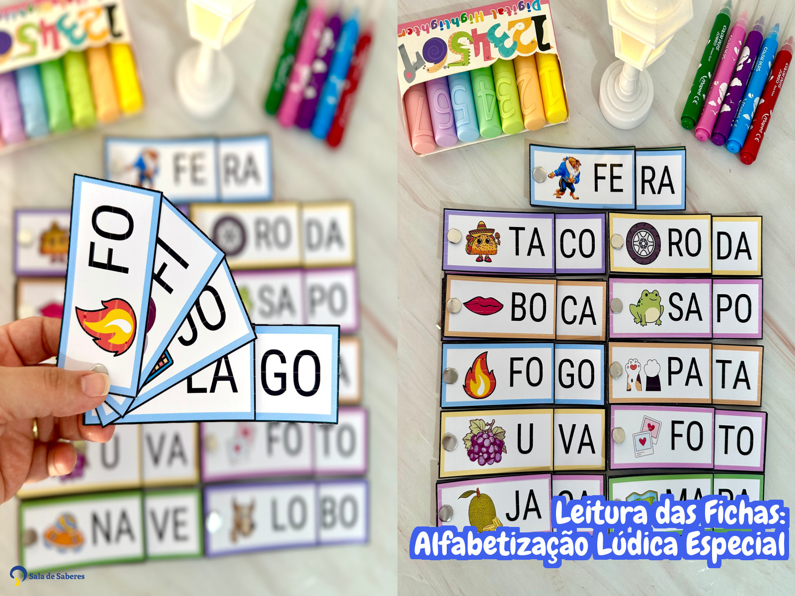 Preview de Leitura das Fichas: Alfabetização Lúdica Especial