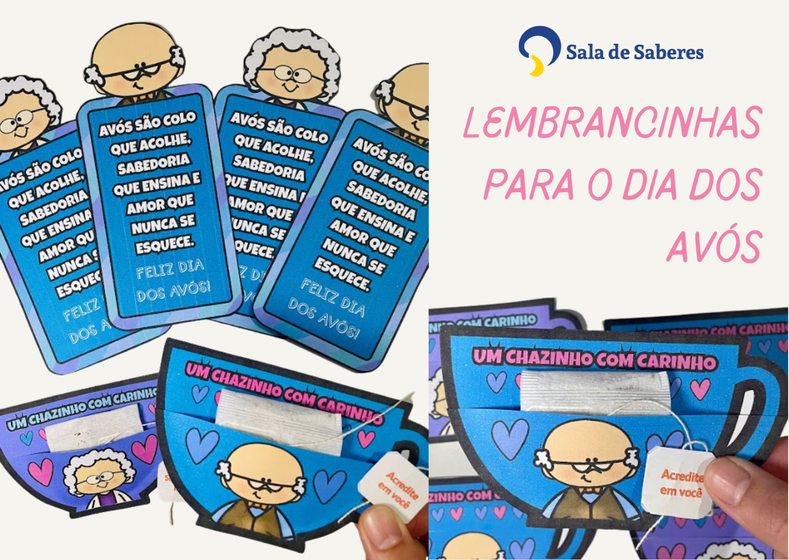 Imagem de Lembrancinhas para o Dia dos Avós – coloridas e para colorir