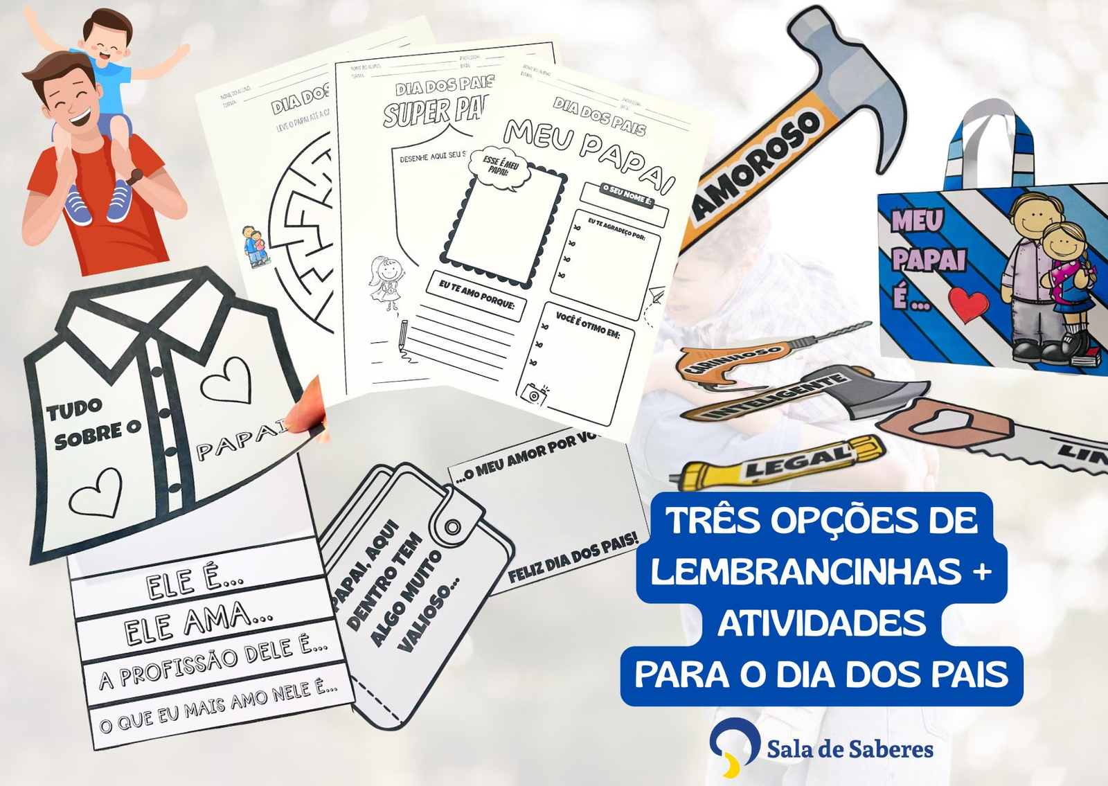 Imagem de Combo Dia dos Pais - atividades e lembrancinhas