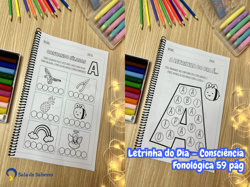 Imagem de Letrinha do Dia — Consciência Fonológica