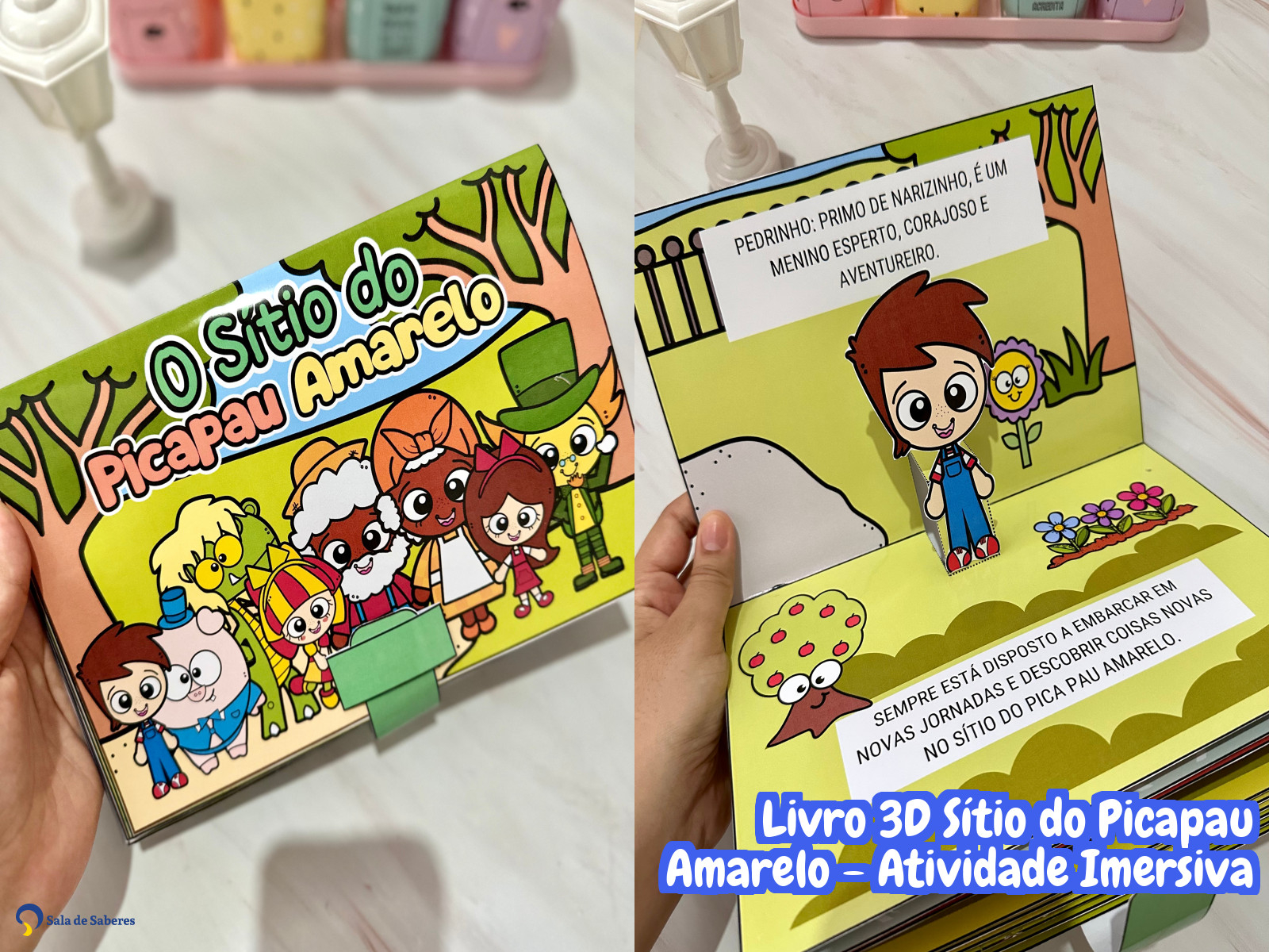 Preview de Livro 3D Sítio do Picapau Amarelo - Atividade Imersiva